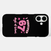 Ik overleefde 67 Zes Zeven dagen geruite school Case-Mate iPhone Case (Achterkant (horizontaal))