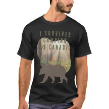 Ik overleefde camping in Canada T-Shirt