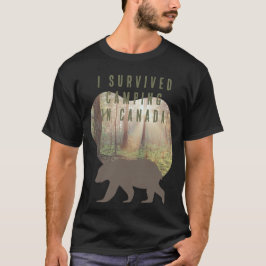  Ik overleefde camping in Canada T-Shirt