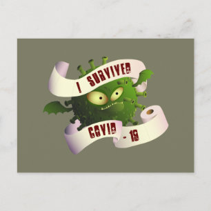 Ik overleefde COVID-19 Briefkaart