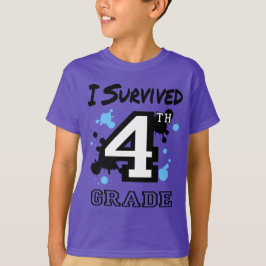 Ik overleefde de 4e klas t-shirt