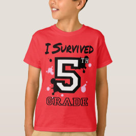 Ik overleefde de 5e klas t-shirt