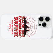 Ik overleefde de aardbeving in NYC Tri State 2024 Case-Mate iPhone Case (Achterkant (horizontaal))