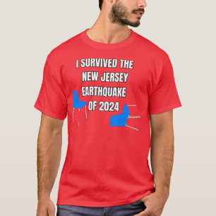 Ik overleefde de aardbeving van NJ T-shirt