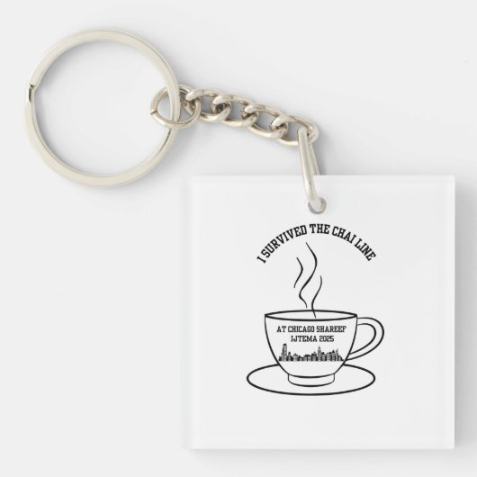 Ik overleefde de Chai Line bij Chicago Ijtema Sleutelhanger (voorkant)