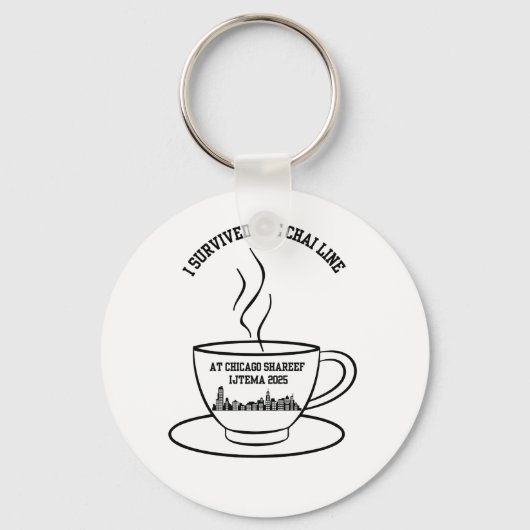 Ik overleefde de Chai Line bij Chicago Ijtema Sleutelhanger (Voorkant)
