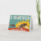 Ik overleefde de Cicada invasie Kaart (Voorkant)