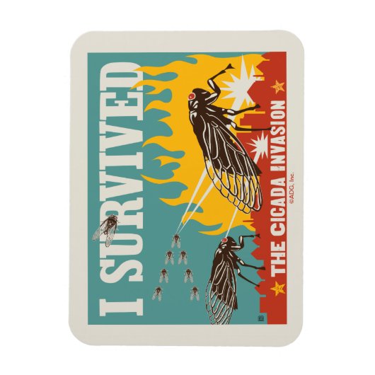 Ik overleefde de Cicada invasie Magneet (Verticaal)