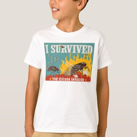 Ik overleefde de Cicada invasie T-shirt (Voorkant)
