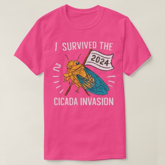 Ik overleefde de Cicada-invasie van 2024 T-shirt (Design voorkant)