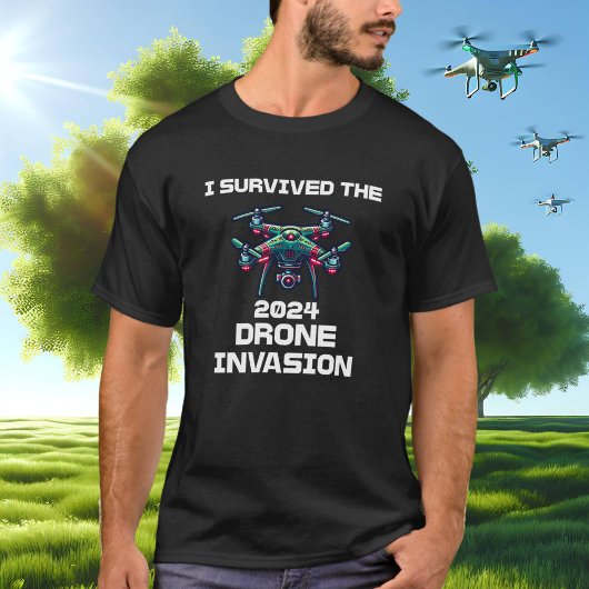 Ik overleefde de drone-aanval van 2024 t-shirt
