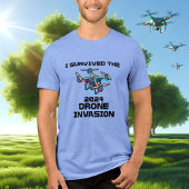 Ik overleefde de drone-aanval van 2024 Tri-Blend shirt