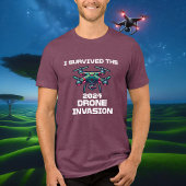 Ik overleefde de drone-aanval van 2024 Tri-Blend shirt