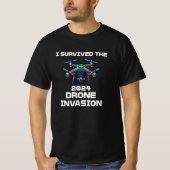 Ik overleefde de drone-invasie van 2024 t-shirt (Voorkant)
