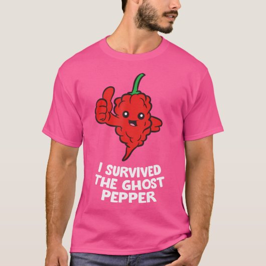 Ik overleefde de Ghost Pepper T-shirt (Voorkant)