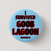 Ik overleefde de Goob Lagoon Ronde Button 3,2 Cm (Voorkant)