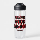 Ik overleefde de Goob Lagoon Waterfles (Voorkant)