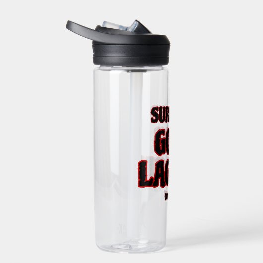 Ik overleefde de Goob Lagoon Waterfles (Rechts)