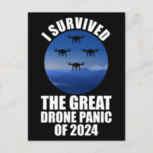 Ik overleefde de grote drone-paniek van 2024 briefkaart