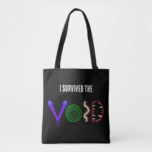 Ik overleefde de leegte tote bag (Voorkant)