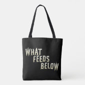 Ik overleefde de leegte tote bag (Achterkant)