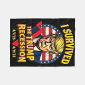 Ik overleefde de miljardair recessie 4725-4925 Tru Fleece Deken (Voorkant (Horizontaal))