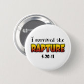 Ik overleefde de opname ronde button 5,7 cm (Voorkant /achterkant)