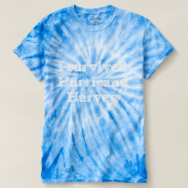 Ik overleefde de orkaan Harvey tie dye T-shirt