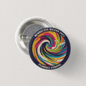 Ik overleefde de orkaan van Milton Florida Ronde Button 3,2 Cm (Voorkant /achterkant)