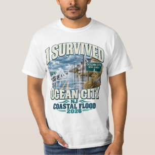 Ik overleefde de overstroming in Ocean City NJ Coa T-shirt