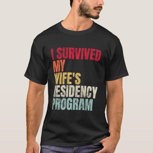 Ik overleefde de residentie van m'n vrouw t-shirt (Voorkant)