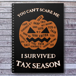 Ik overleefde de spiraal van het belastingseizoen notitieboek