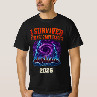 Ik overleefde de Tri-State overstromingen 2026 NY T-shirt
