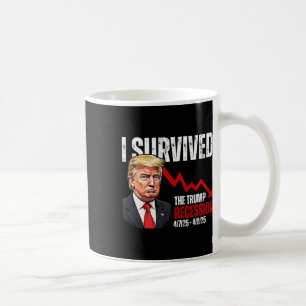 Ik overleefde de Trump-recessie 4725 4925 Trump Re Koffiemok