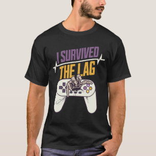 Ik overleefde de vertraging – Grappig Gamer Skelet T-shirt