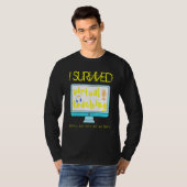 Ik overleefde de virtuele leraar afstand leren t-shirt (Voorkant volledig)