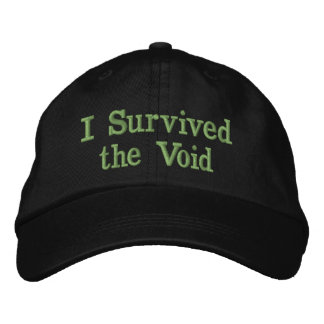 Ik overleefde de Void-hoed Geborduurde Pet