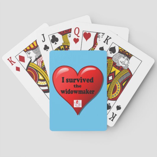 Ik overleefde de Widowmaker Speelkaarten (Achterkant)
