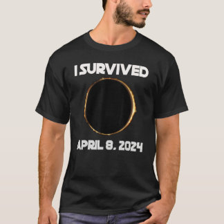 Ik overleefde de zonsverduistering in de VS 2024 T-shirt