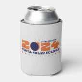 Ik overleefde de zonsverduistering koelbox van 202 blikjeskoeler (Blikje Voorkant)