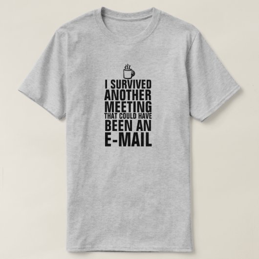 IK OVERLEEFDE EEN ANDERE ONTMOETING T-SHIRT (Design voorkant)