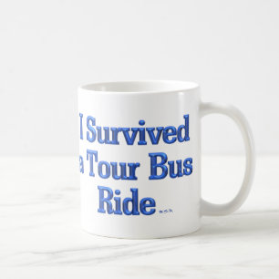 Ik overleefde een Tour Bus Ride linker hand mok