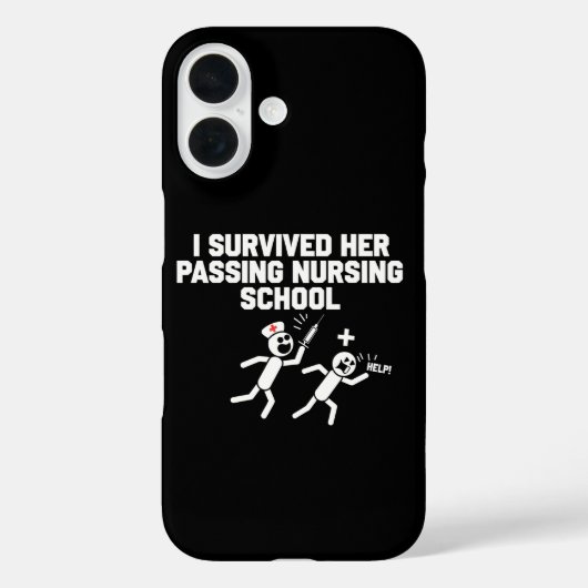 Ik overleefde haar afstuderen aan de verpleegsters Case-Mate iPhone case (Achterkant)