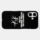 Ik overleefde haar afstuderen aan de verpleegsters Case-Mate iPhone case (Achterkant (horizontaal))