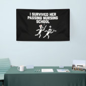 Ik overleefde haar het behalen van de verpleegster spandoek (Beurs)