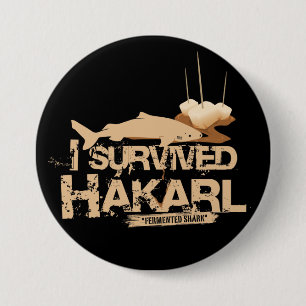 Ik overleefde Hákarl Button