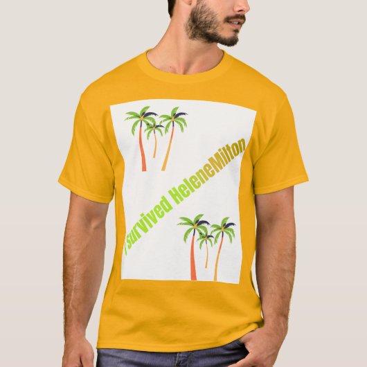 Ik overleefde Helene Milton Hurricanes T-shirt (Voorkant)