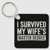 Ik overleefde het afstuderen van mijn vrouw met ee sleutelhanger (Voorkant)