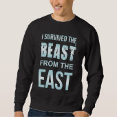 Ik overleefde het Beest van de East Sweater Jumper (Voorkant)