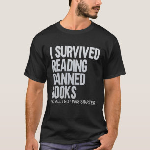 Ik overleefde het lezen van verboden boeken Boek B T-shirt